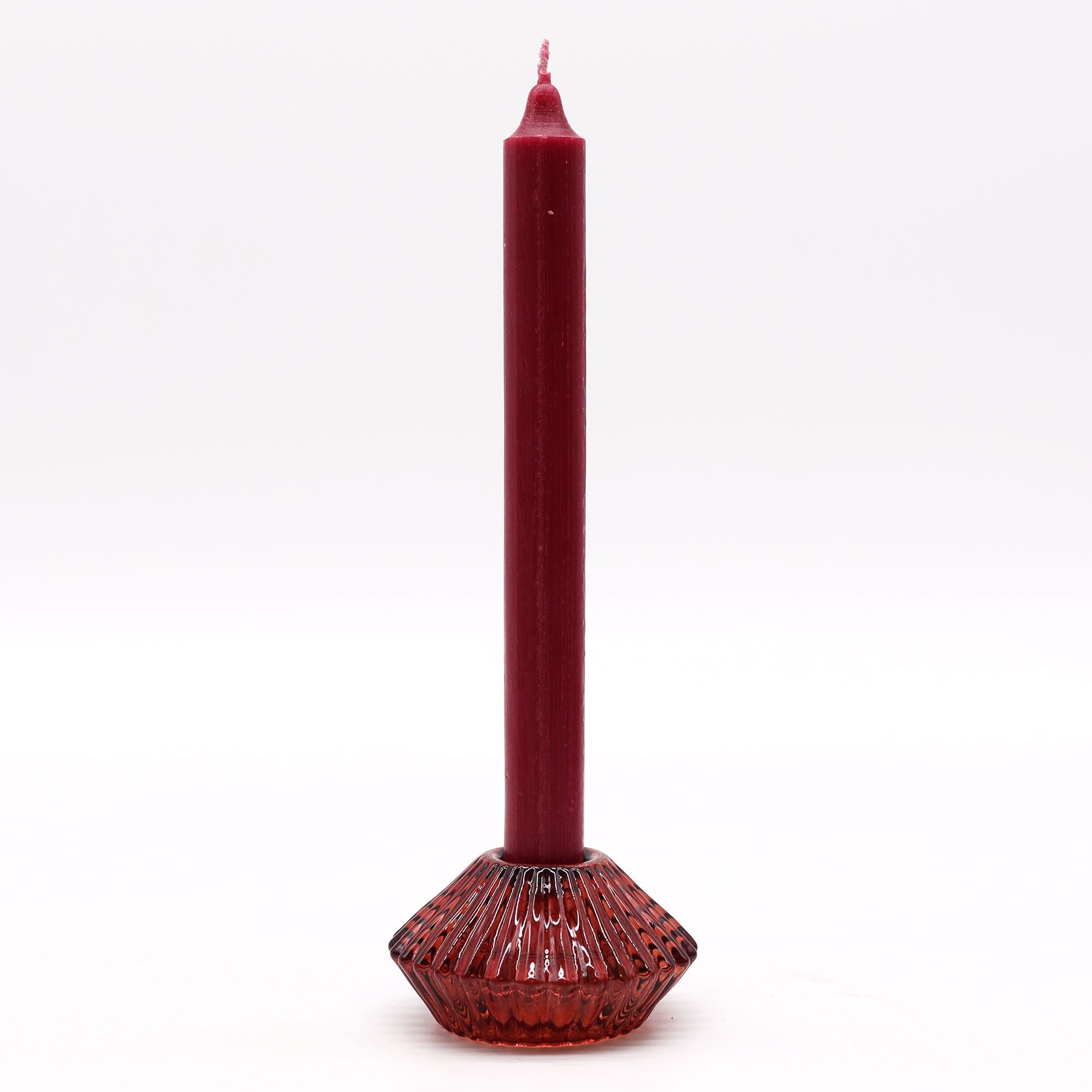 Set di 1 Candeliere e 1  Porta lumino Magici in Vetro | VAMPIRE RED 🩸